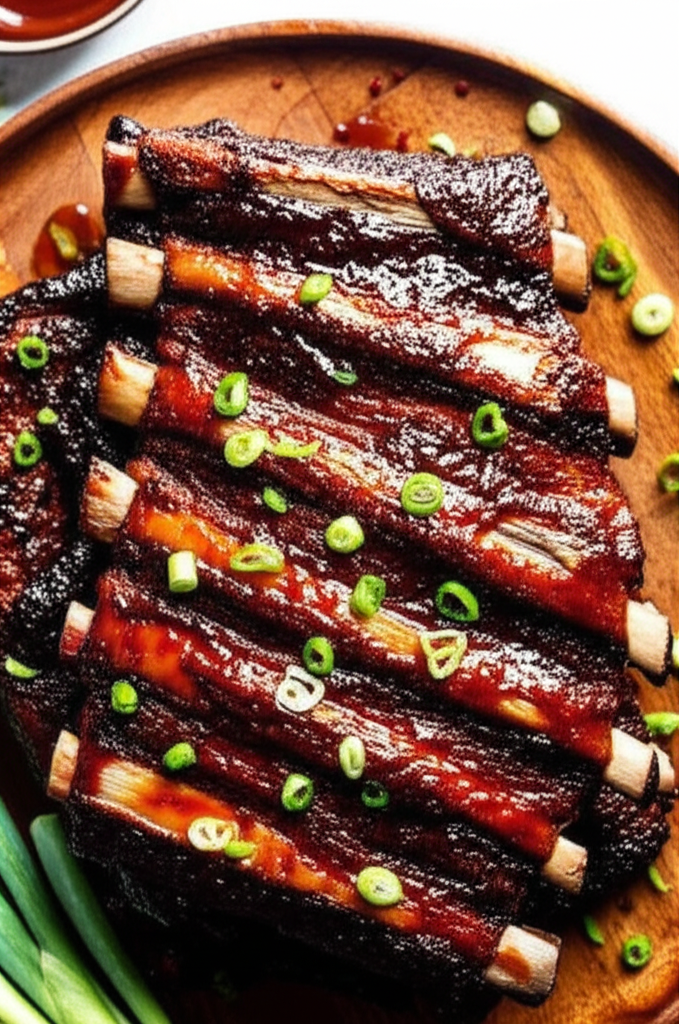 Korean-Style Braised (Slow Cooker) Baby Back Ribs