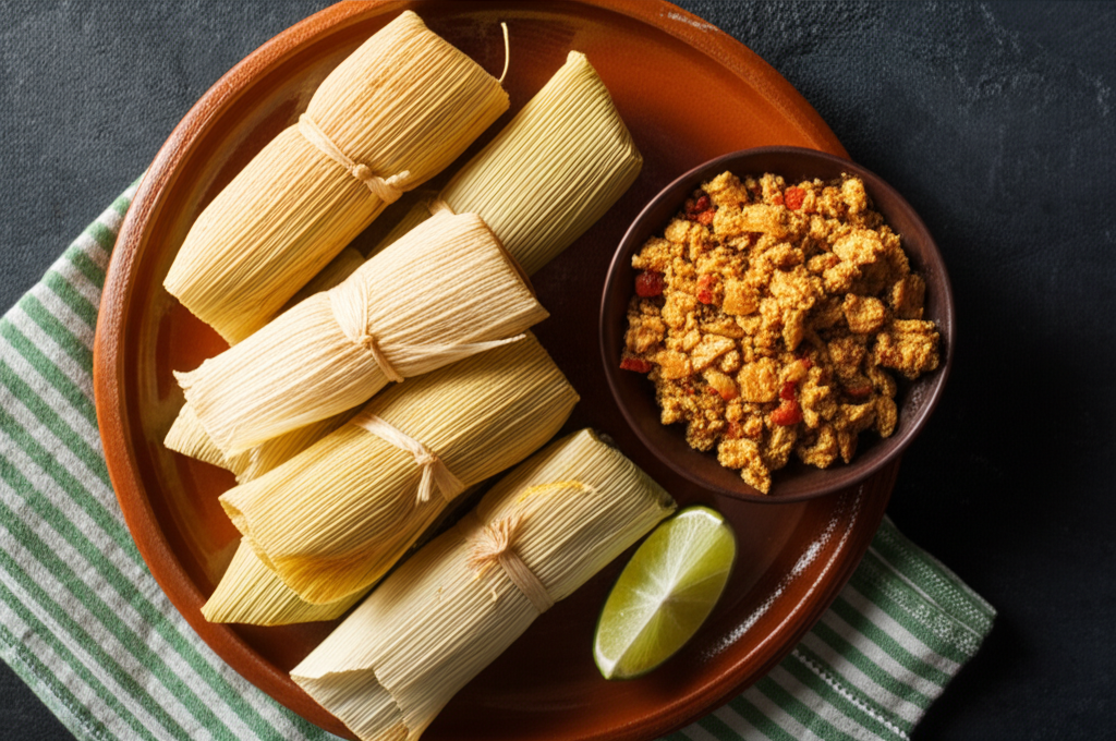 Leftover Turkey Tamales