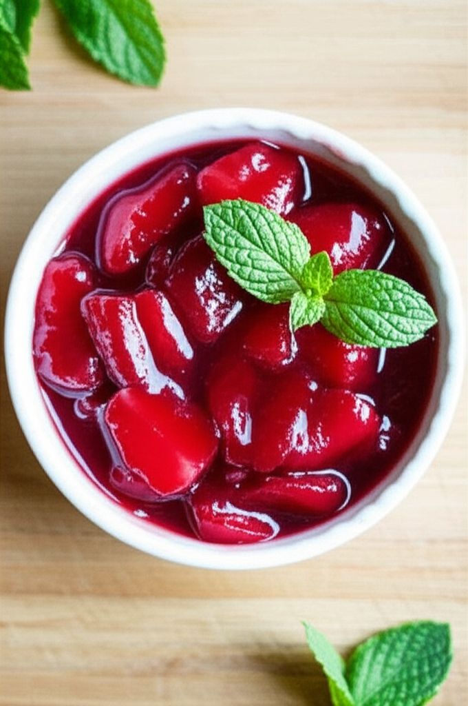 Low-Sugar Strawberry Compote
