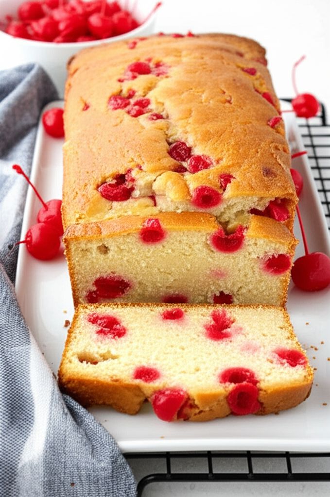 Maraschino Cherry Nut Bread