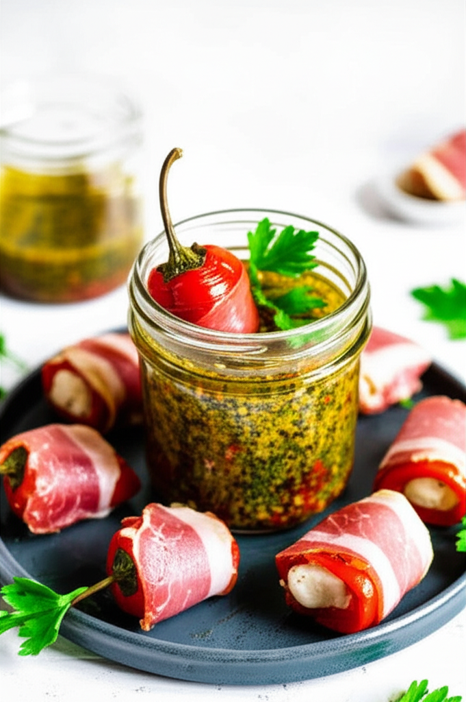 Marinated Stuffed Cherry Peppers