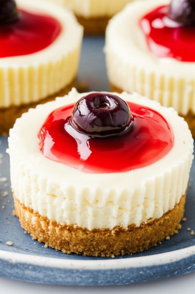Mini Cherry Cheesecakes