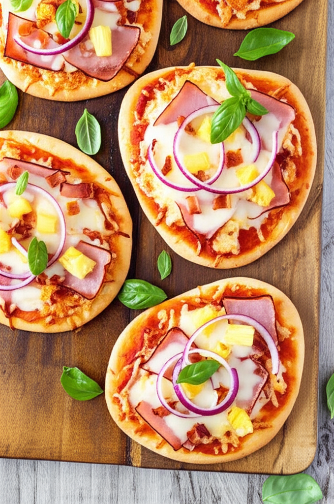 Mini Naan Hawaiian Pizza