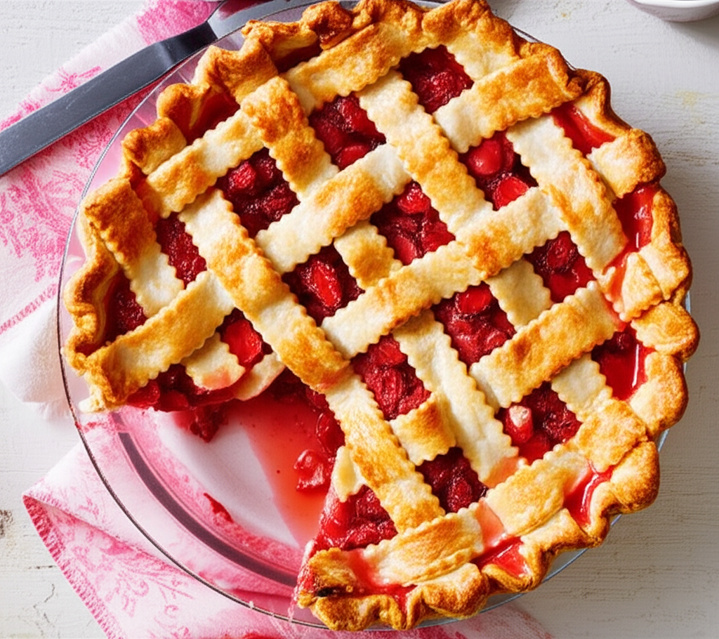My Own Strawberry Rhubarb Pie