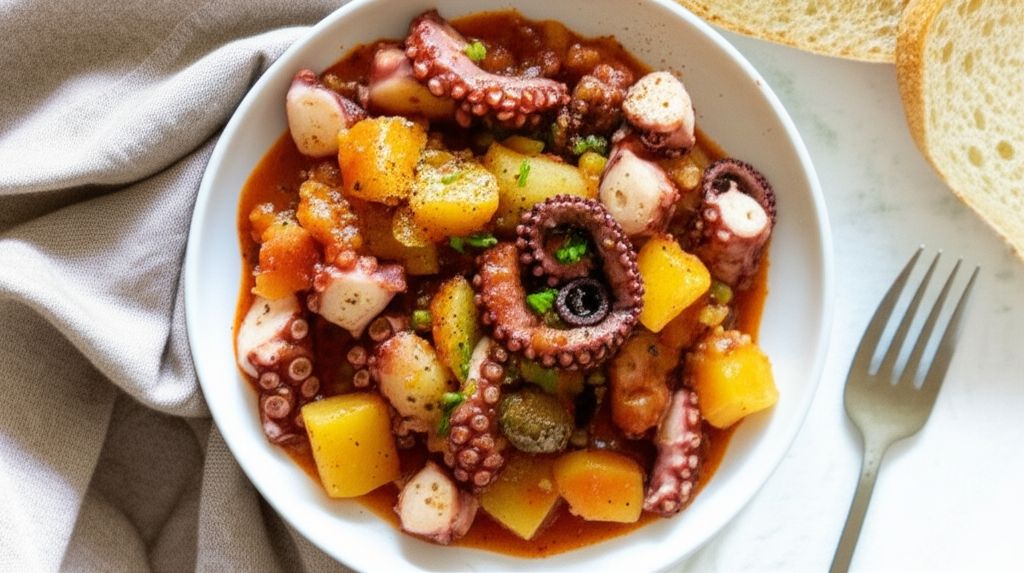 Octopus in Tomato Sauce
