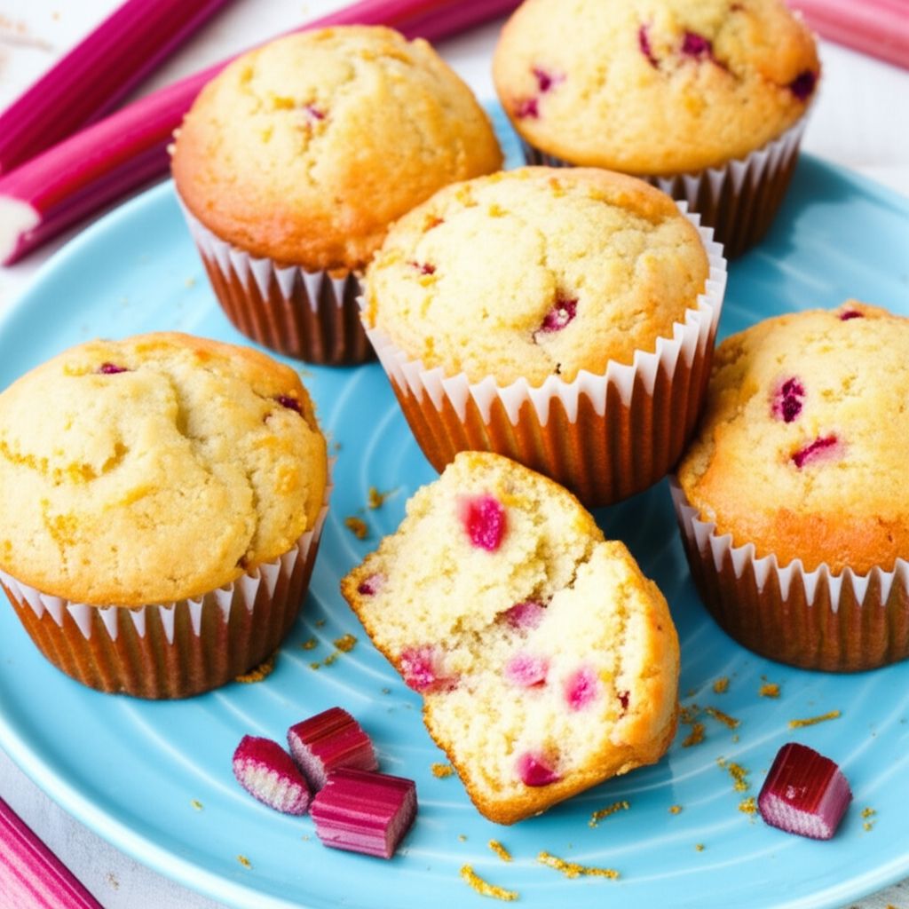 Orange Rhubarb Muffins