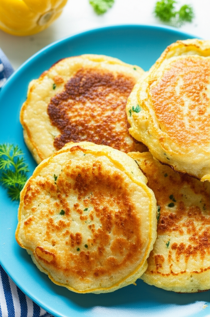 Pattypan Squash Pancakes