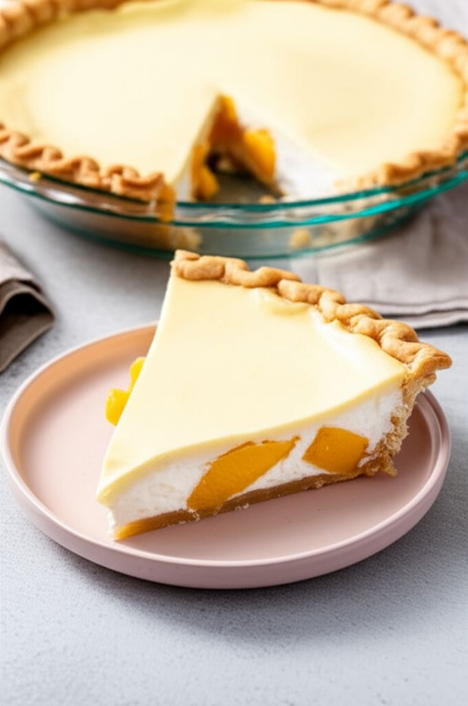 Peach Cream Pie