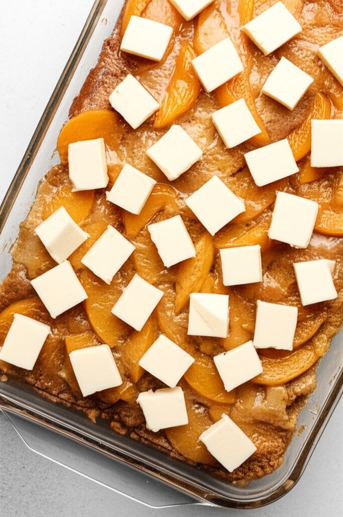 Peach Dump Cake