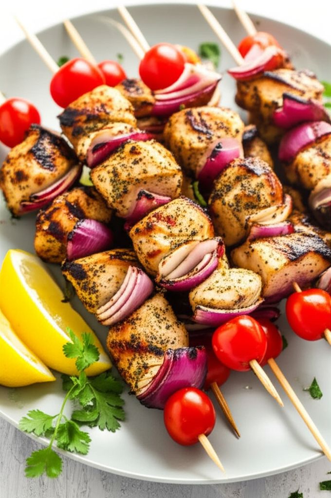 Pesto Chicken Kabobs