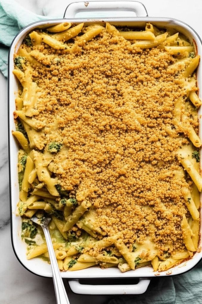 Pesto Chicken Penne Casserole