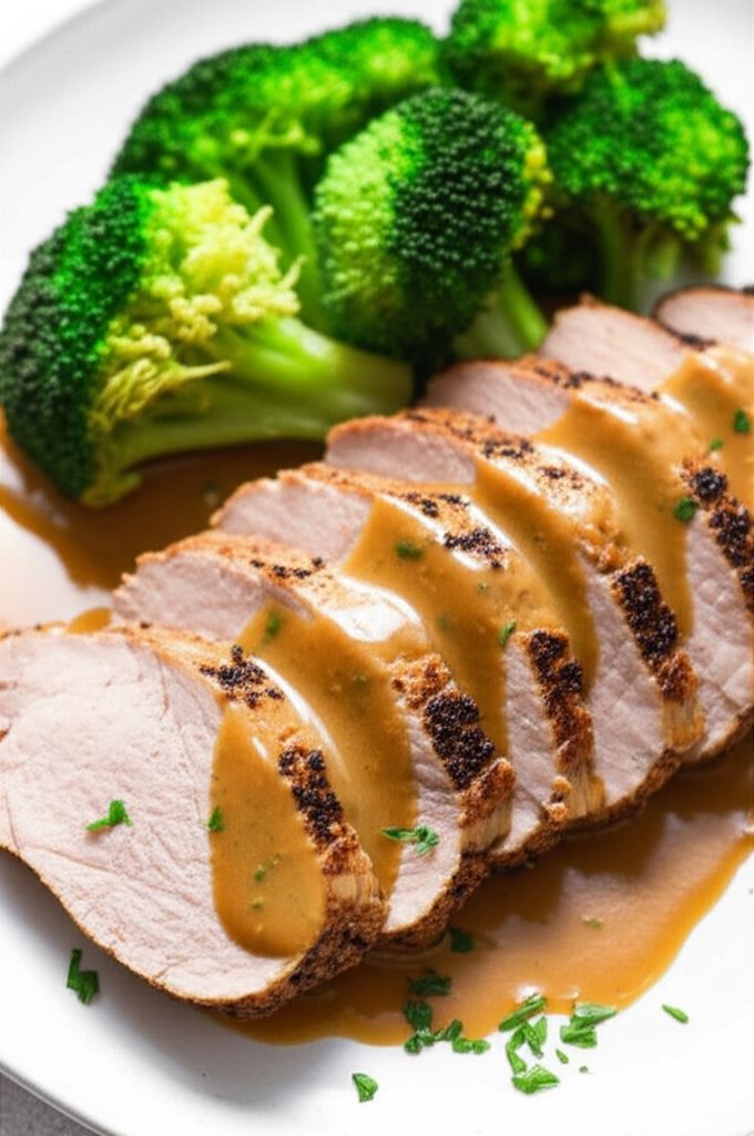 Pork Tenderloin with Dijon Marsala Sauce