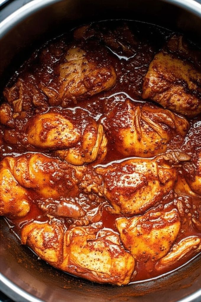 Pressure Cooker Barbeque Chicken