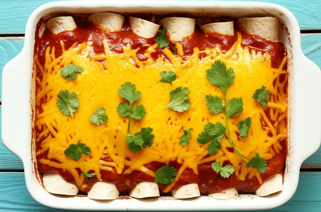 QOB Veggie Enchiladas