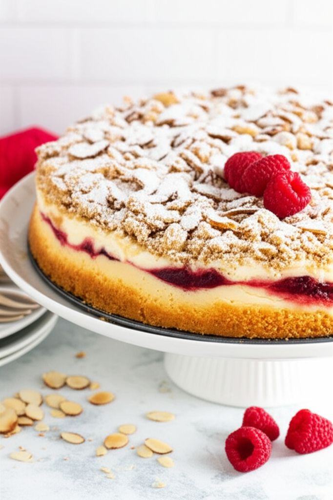 Raspberry Cream Cheese Coffee Cake