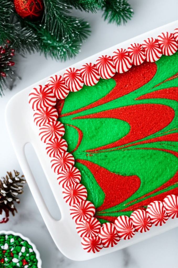 Red and Green Velvet Cake!