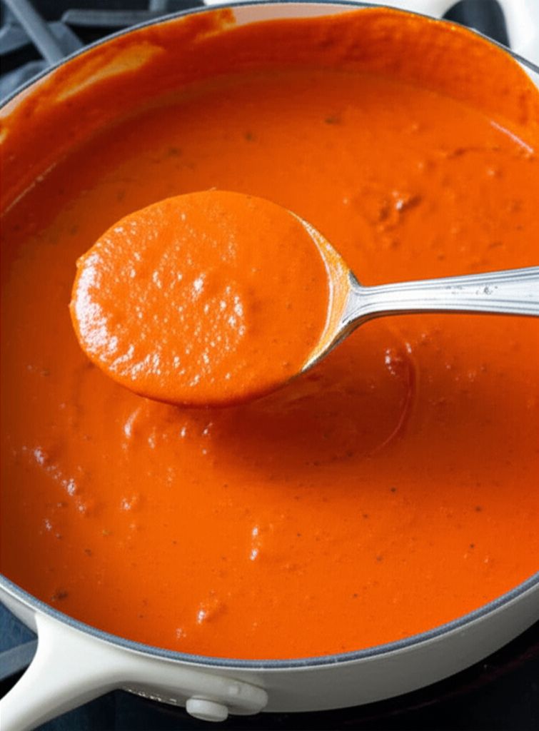 Red Pepper Cream Sauce