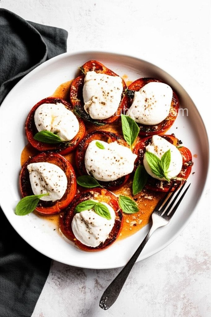 Roasted Veggie Salad With Burrata