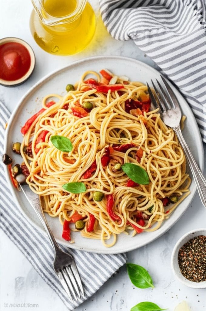 Rustic Spaghetti Salad