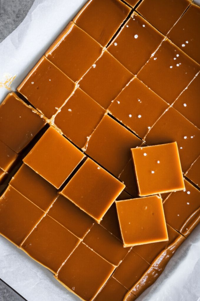 Salted Pumpkin Caramels