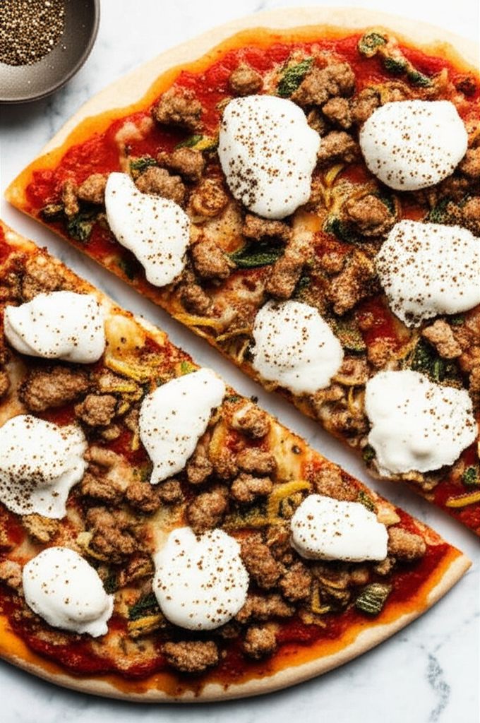 Sausage, Ricotta, and Fennel Pizza