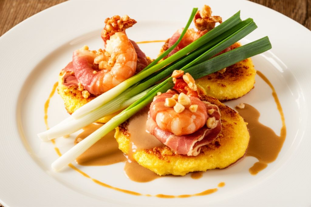 Shrimp Wrapped with Prosciutto
