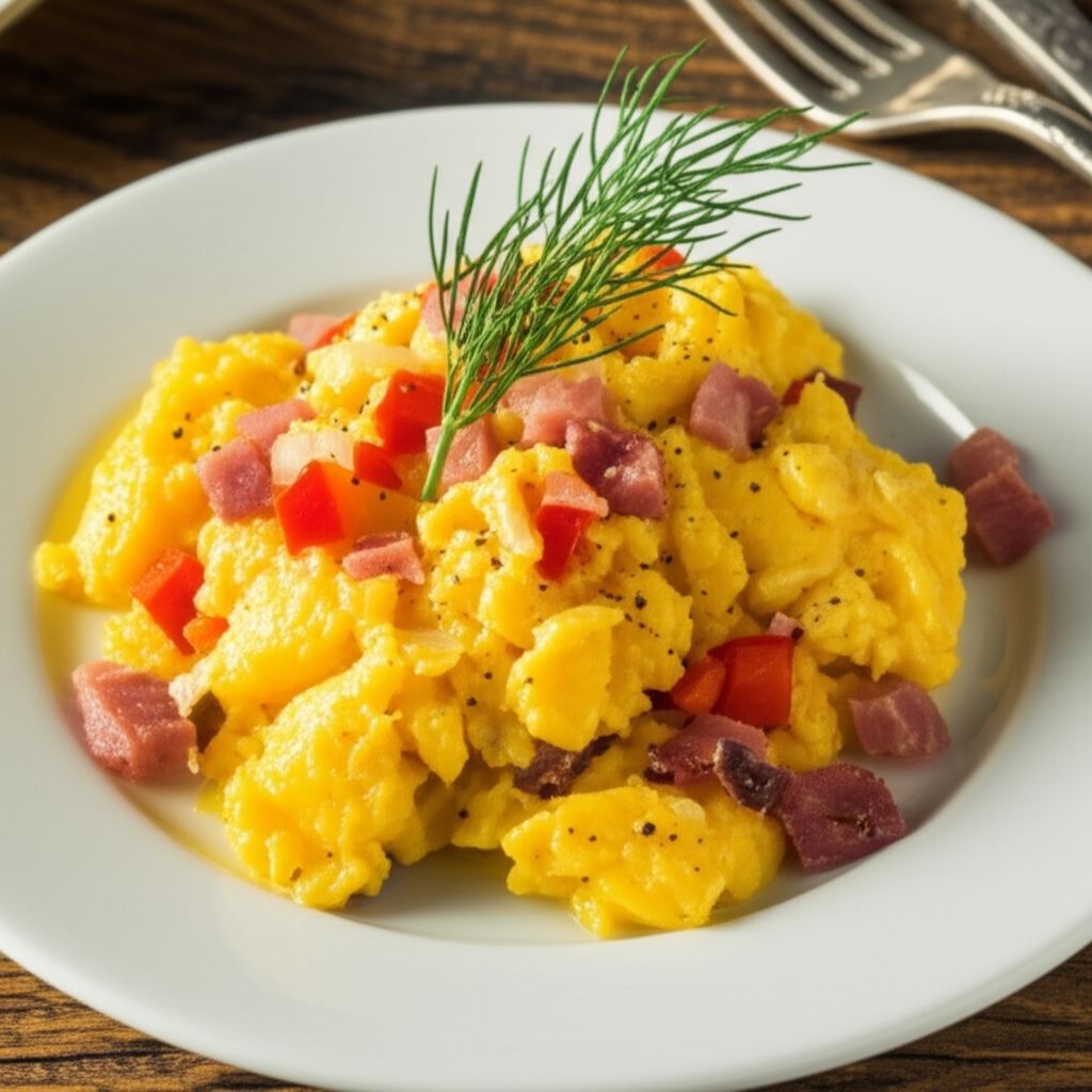 Smoky Scrambled Eggs