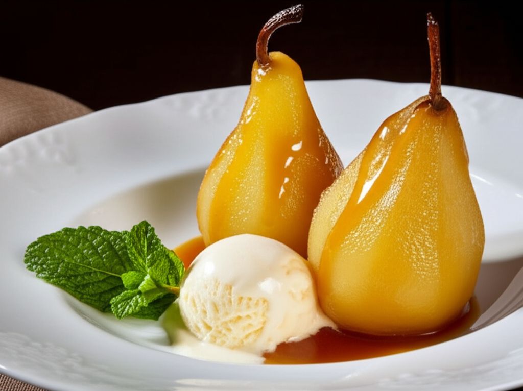 Sous Vide Poached Pears