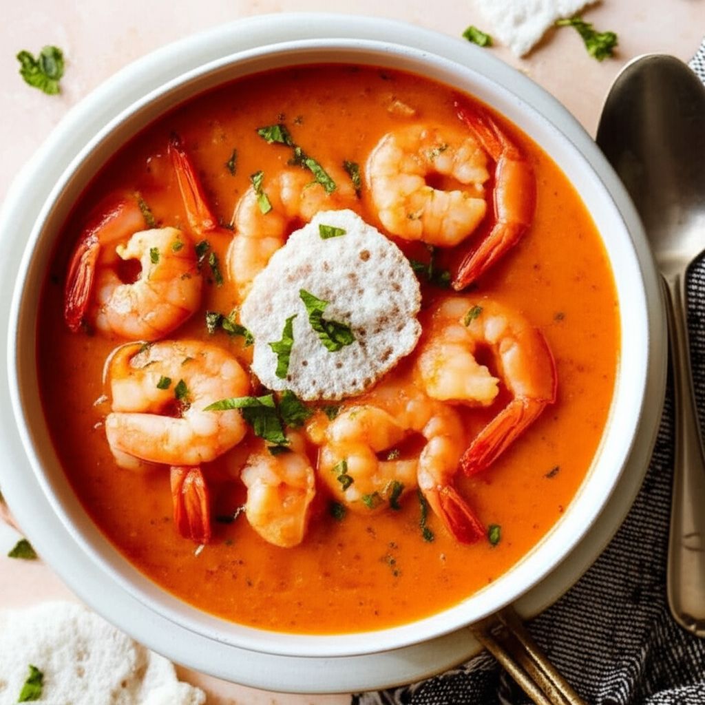 Spicy Coconut Shrimp Bisque