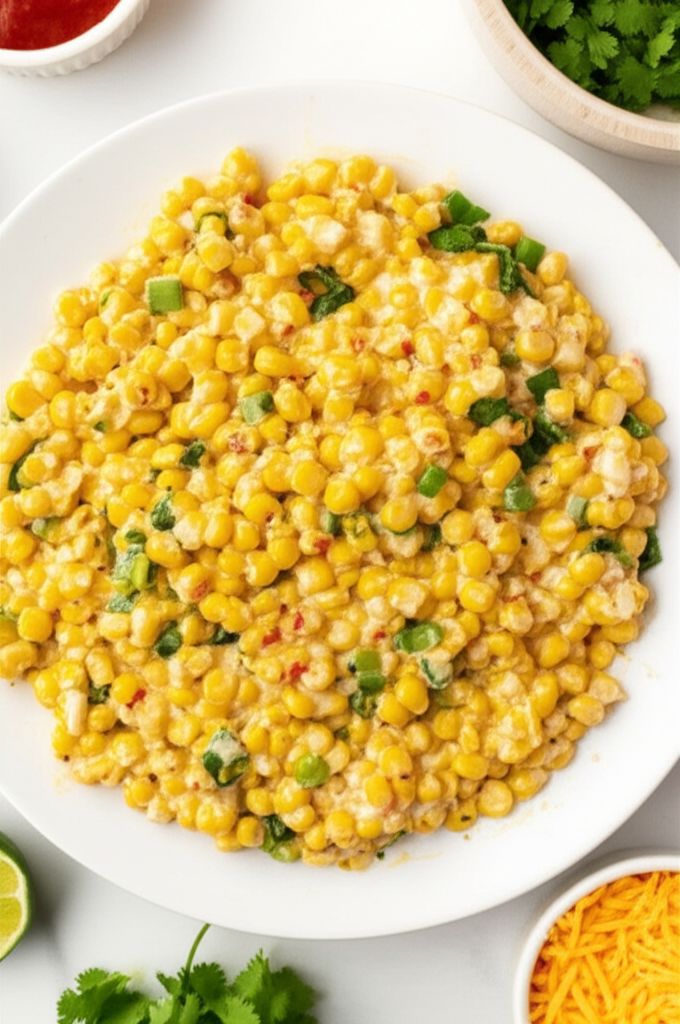Spicy, Creamy, Corn Salsa