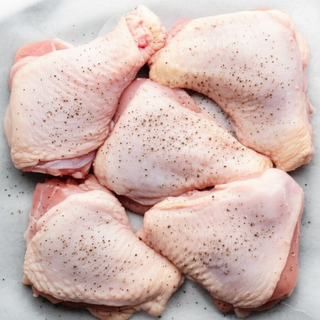 Spicy Honey-Peanut Baked Chicken Thighs
