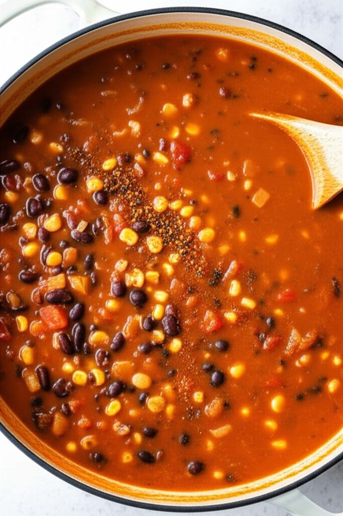 Spicy Tortilla Bean Soup