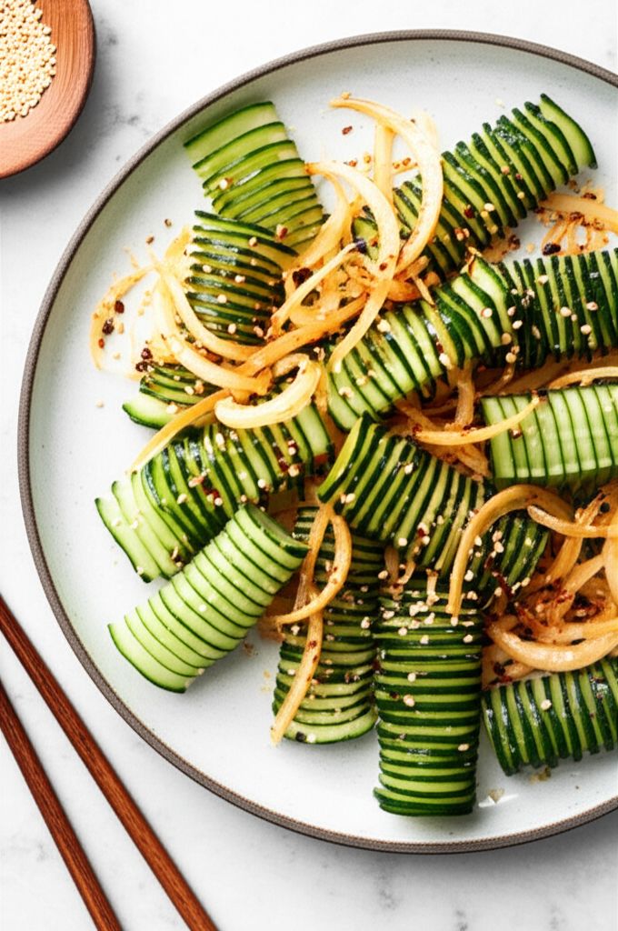 Spiral Cucumber Salad