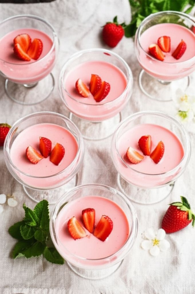 Spring Tea Strawberry Soup