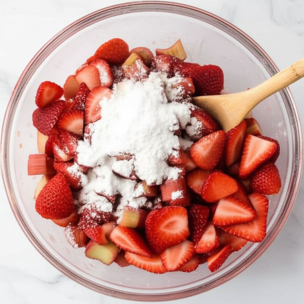 Strawberry Rhubarb Cobbler
