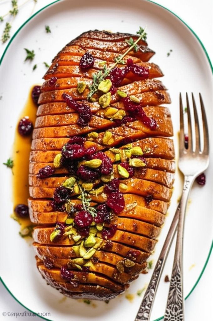 Sweet and Savory Hasselback Butternut Squash