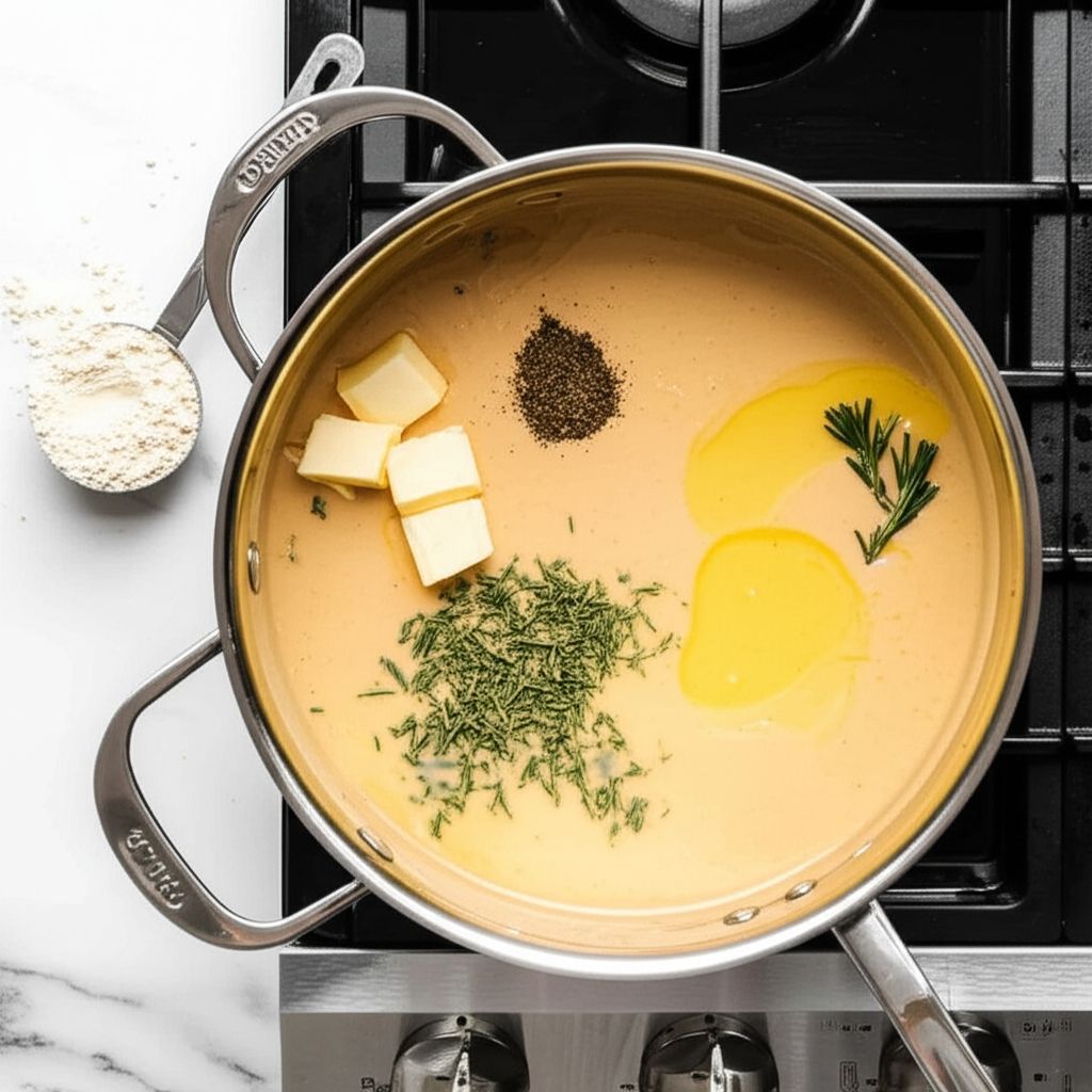 Sweet Sage Cream Sauce (without the Sage!)