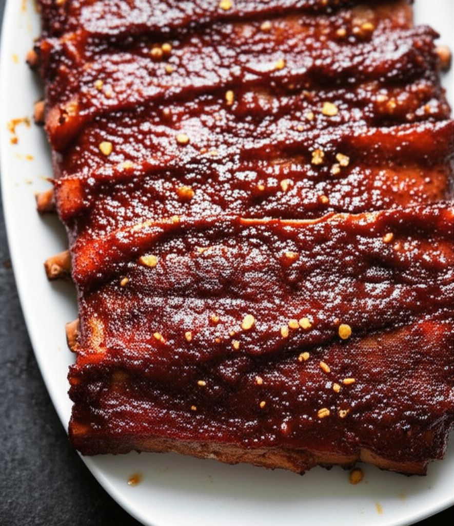 Sweet Smoked Pork Ribs
