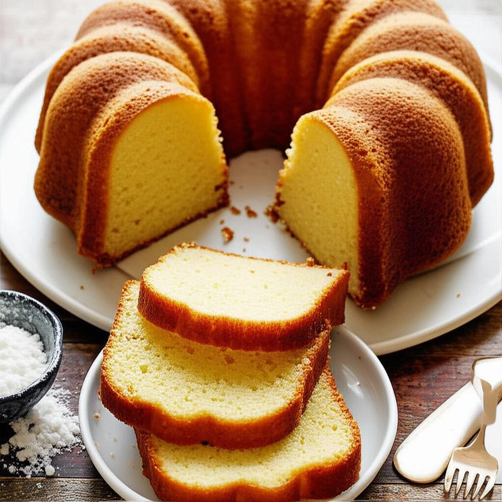 Triple Lemon Pound Cake