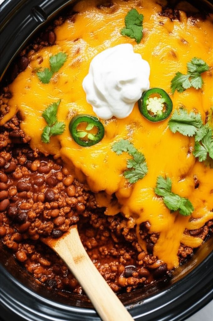 Ultimate Crockpot Cowboy Casserole