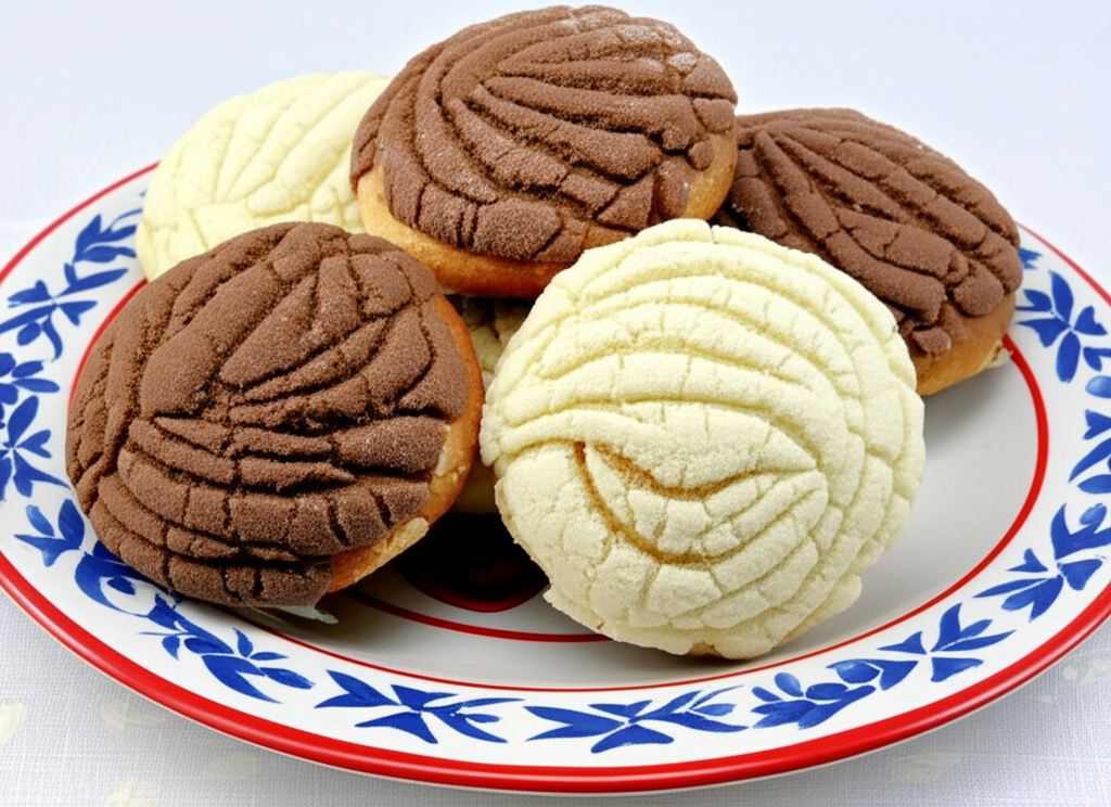 Vanilla and Chocolate Conchas