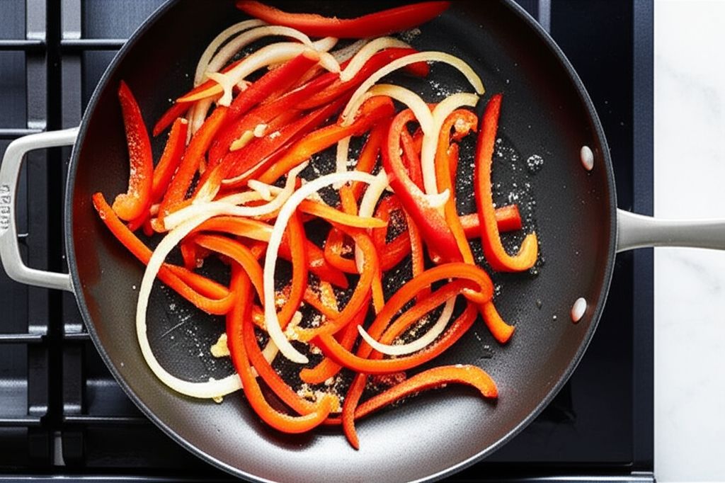 Vegan Fajitas with Tempeh