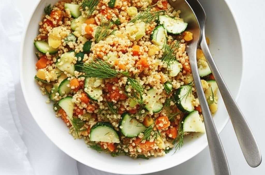 Vegan Quinoa Salad with Vegetables
