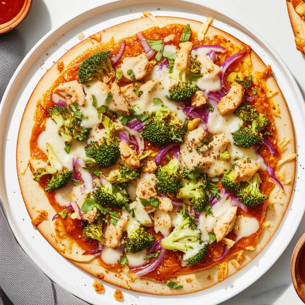 Vietnamese Spring Roll Pizza