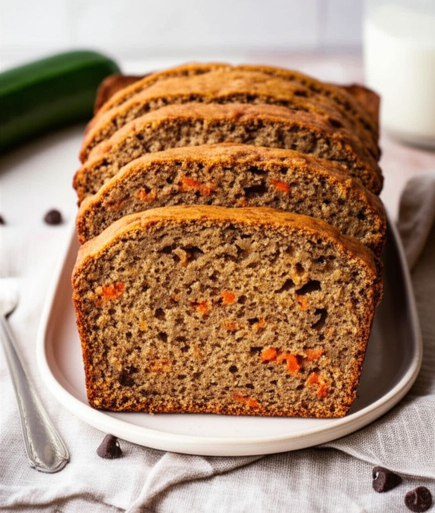 Zucchini-Carrot-Banana Whole Wheat Bread
