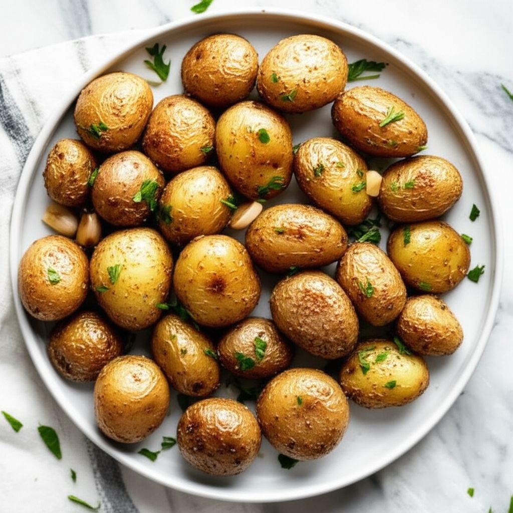 Air Fryer Rosemary Garlic Baby Potatoes