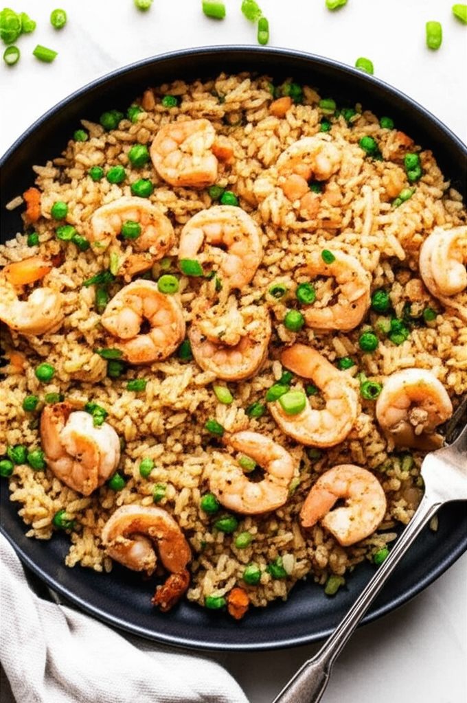 Air Fryer Shrimp Fried Rice