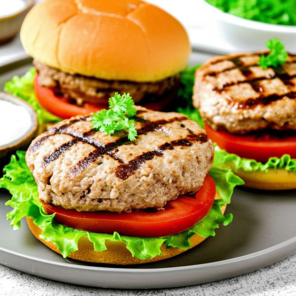 Asian-Style Turkey Burgers