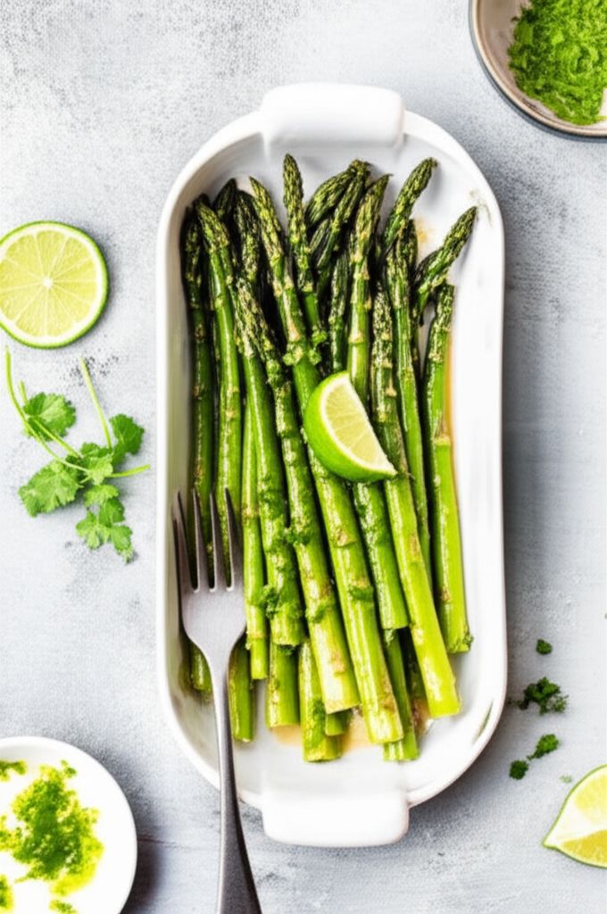 Asparagus with Lime and Ginger