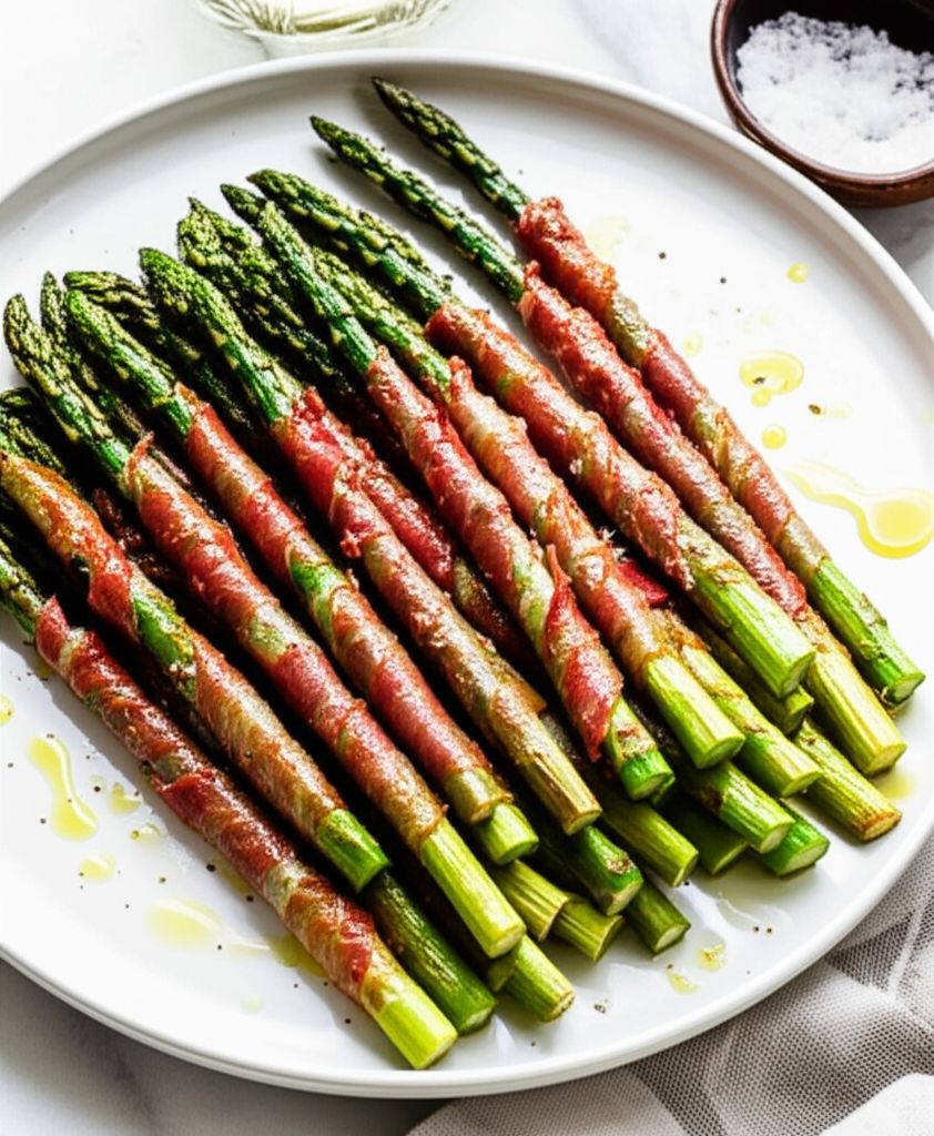 Asparagus Wrapped in Crisp Prosciutto